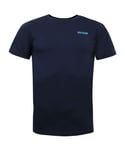 Asics Onitsuka Mens Navy T-Shirt - Blue - Size X-Small
