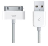 Câble USB DATA chargeur compatible Apple iPhone 3GS, 3G, 4, iPod Touch