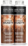 John Frieda Brilliant Brunette Colour Vibrancy Shampoo and Conditioner Duo Pack