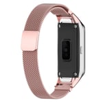 Samsung Galaxy Fit milanese stainless steel watch band - Rose Gold