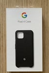 Genuine/ Official Google Pixel 4 Fabric Black Back Case Cover BRAND NEW Original