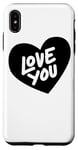 Coque pour iPhone XS Max Love You - Saint Valentin