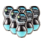 Garnier Men Pure Active Roll-On Deodorant Antibacterial Multi-Choice 50ml