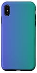 Coque pour iPhone XS Max Échantillon de couleur dégradé élégant minimaliste mignon mauve bleu vert