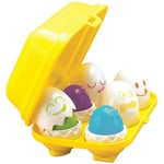 TOMY E73560 New Hide and Squeak Eggs Play to Learn Baby Toddler Toy