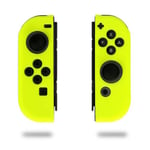 Coque de protection en silicone pour manettes Nintendo Switch Joy-Con - Jaune
