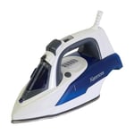 Kenmore Steam Iron with Digital Temperature Control 1725W Garment Steamer 9 Fabric Presets 3-way Auto-Off Anti-Drip Self-Clean 365 Steam Holes Stainless Steel Soleplate Advanced Steam Irons, Blue
