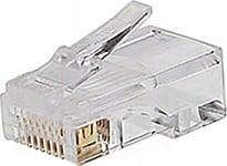 Premiumcord Premiumcord 8Pin Rj45 Connector - For Drát, Balení 100Ks V Sácku