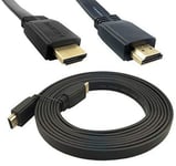 4K HDMI cable HDMI 2.0 Cable 0.5 meter flat Ultra hdmi to hdmi high speed 18Gbps 4K@60Hz,UHD 2160p,HD 1080p,3D,ARC,Ethernet,Video return,HDCP 2.2,compatible with fire TV/PS4 quality Cable