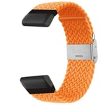 Punottu kellon ranneke Garmin Fenix 7 Pro - Orange