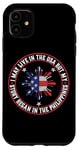 Coque pour iPhone 11 Live In The USA But My Story Began In The Philippines --