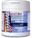 Pure Fish Oil 1000Mg | 180 Capsules | 6 Month’S Supply | One-A-Day | Essential O
