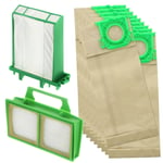 Vacuum Cleaner Dust Bags & Filter Kit for Sebo K1, K3 Airbelt Vacuum Cleaner 