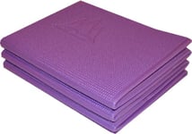 Khataland Yofo Mat Ultra Thick Foldable Yoga Mat - Purple, 72 x 24 x 1/4 Inch