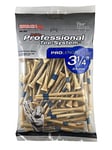 Pride Professional Tee System ProLength Plus Tee, 3-1/4-Inch, 75 Count Bag (Blue on Natural), PT3141253