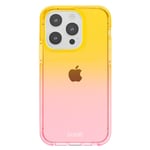 Holdit iPhone 14 Pro Seethru Deksel - Gradient Bright Pink/Orange Juice