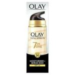 Olay Total Effects 7 in 1 SPF 20 Moisturiser + Serum Duo 40ml, New