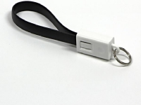 USB-adapter Logo USB-kabel (2.0), USB A M - microUSB (M), 0,2 m, svart, blister, nyckelring () - KUAMXJS02BQL