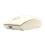 811 3 Keys Laptop Mini Wireless Mouse Portable Optical Mouse, Spec: Charging Version (Beige)