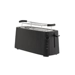 Alessi MDL15 B/UK Long Double Compartment Toaster, Stainless Steel