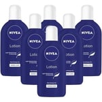 NIVEA Lotion for Normal Skin Pack of 6 x 250ml Nourishing Moisturiser For Skin