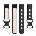 Twin urheilu kellon ranneke Fitbit Charge 6 - Musta/pinkki