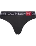Calvin Klein Thong - CK One W Black (Storlek S)