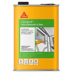 Sika Sikagard Woodworm Killer – Eradicates Woodworm and Protects Against Re-Infestation – Fast-Drying – Non-Flammable – Clear – 5 Litre