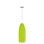 (Green)Electric Milk Frother Handheld Automatic Hand Frother Milk Foam