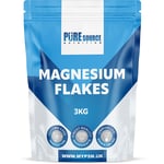 MAGNESIUM FLAKES 3KG BAG Foot Body Bath Soak Pure Dead Sea Salt Chloride Salts
