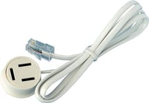 Telefonkabel Rj45/3 Stolpe 30Cm Vit
