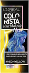 3x L'Oreal Colorista Hair Makeup Neon Yellow Temporary Light Blonde Hair Colour