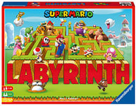 Ravensburger Super Mario Brothers Labyrinth - Moving Maze Family Board Game for Kids and Adults Age 7 Years Up - 2 to 4 Players