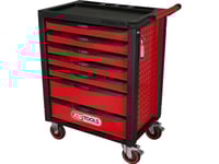 Ks Tools 826.0007, Verktygslåda, Stål, Svart, Röd, 350 Kg, Nyckel, 788 Mm
