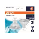 3 x packs Osram 35watt Decostar 51s MR16 12volt GU5.3 Cap 36° (6 bulbs)