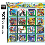 3DS NDS spelkort kombinerat kort 520 i 1 NDS kombinerat kort NDS kassett 208/482 IN1 482 i 01