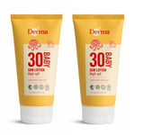 Derma - Eco Baby Sun Lotion SPF 30 150 ml x 2