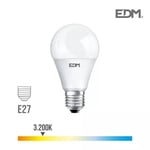 LED-lampa E27 20W Rund A60 motsvarande 180W - Varmvit 3200K - 98709