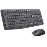 Logitech MK235 Wireless Keyboard and Mouse Combo for Windows, QWERTZ German Layo