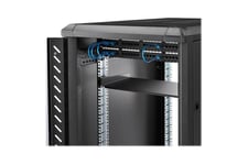 StarTech.com 1U Fixed Server Rack Mount Shelf, 10in Deep Steel Universal Cantilever Tray for 19" AV/Data/Network Equipment Rack with Cage Nuts & Screws, 44lbs Weight Capacity, 10" Deep - 1U Network Rack Shelf (CABSHELF1U10) - rackhylde - 1U