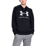 Under Armour Rival Fleece Sportstyle Hoodie Svart Medium Dam