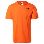 THE NORTH FACE Men's Redbox Tee T-shirt Homme - Orange (Flame) - XXL