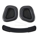 1 Pair Ear Pads Replacement with Headband Compatible with Corsair Void Pro