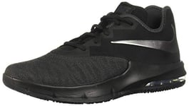 Nike Homme Air Max Infuriate III Low Chaussures de Basketball, Multicolore (Black/MTLC Dark Grey-Anthracite 007), 47 EU