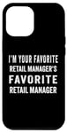 Coque pour iPhone 14 Pro Max Je suis le gestionnaire de vente au détail préféré