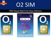 O2 Sim Card - New Only 99p Classic O2 Pay As You Go 02 O2. CREDIT ROLLOVER SIM