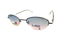 Foster Grant Ladies Half Metal Frame Graduated Tint Lens CE Sunglasses UV400 F1