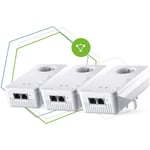 devolo Mesh Wifi 2 - Multiroom Kit - kit d'adaptation pour courant porteur - - 1GbE, HomeGrid - Wi-Fi 5 - Bi-bande - Branchement mural