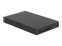 Delock 2.5" External Enclosure SATA HDD / SSD > USB 3.0 - Boitier externe - 2.5" - SATA 6Gb/s - USB 3.0 - noir - pour P/N: 47213