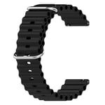INF Smart Watch Band Watch-armbånd Sort 2.2 cm Samsung Galaxy Watch 3 (45mm) /Samsung SM-R800  (46mm)